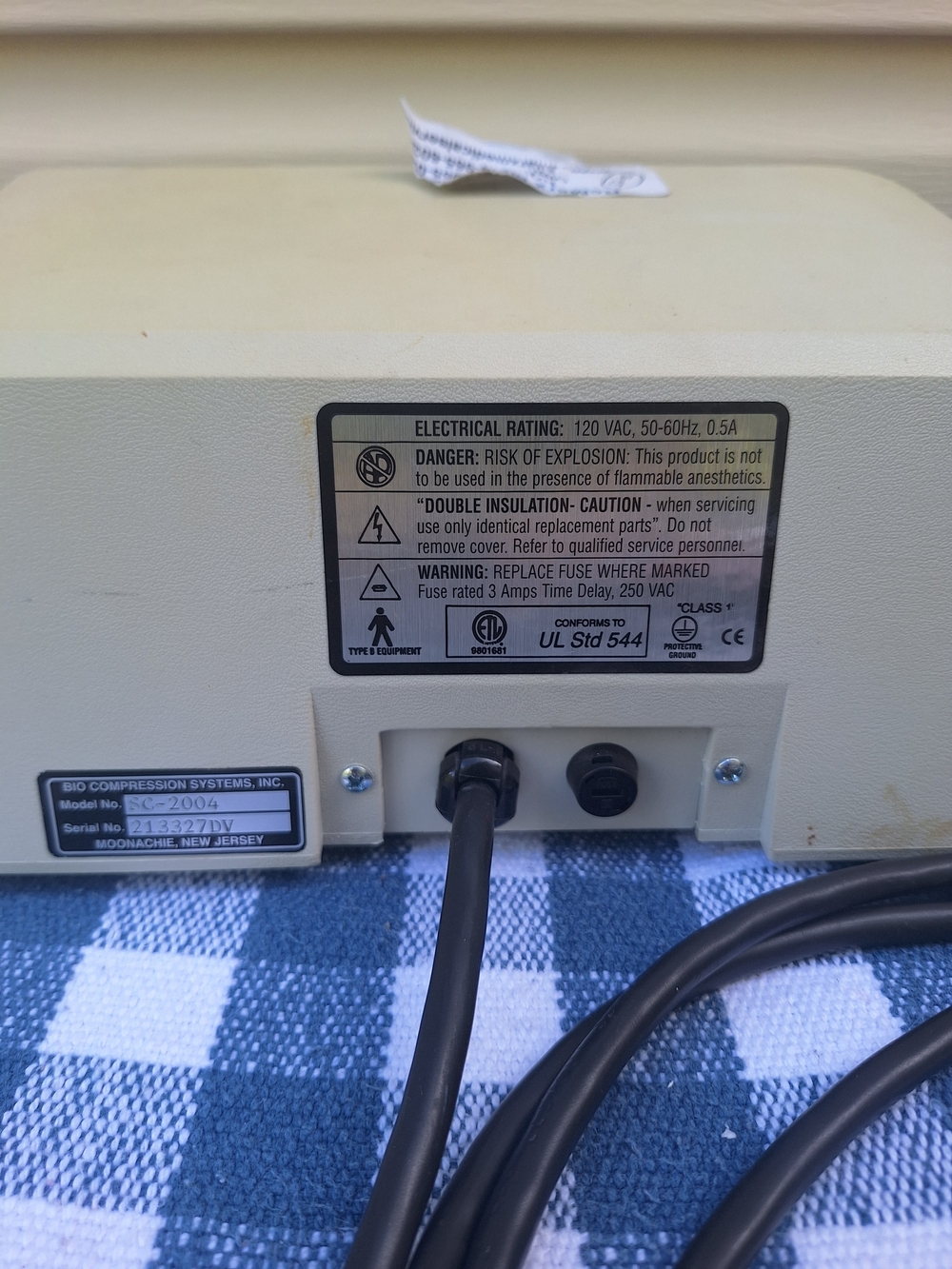 BIO Compression Systems SC-2004 Sequential Circulator – Tested Working - Picture 4 of 8